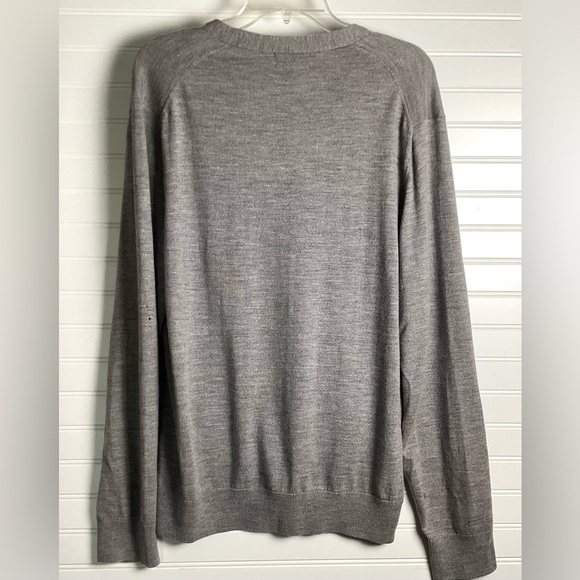 Brooks Brothers Wool Cardigan Sweaters for Men Size Large Gray Extra Fine Merino - Picture 7 of 12